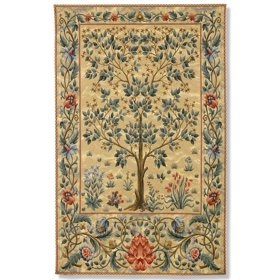 Scully & Scully Tree Of Life Light Tapestry Wall Hanging 3 Scully & Scully Tree Of Life Light Tapestry Wall Hanging - Image 3