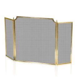 Scully & Scully Brass Fireplace Screen