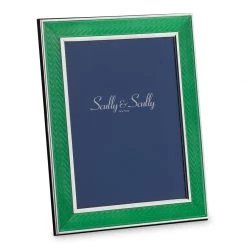 Scully & Scully Enamel Frames, 5" X 7"