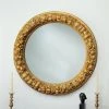 Scully & Scully Newport Antiqued Gold Harvest Wreath Mirror