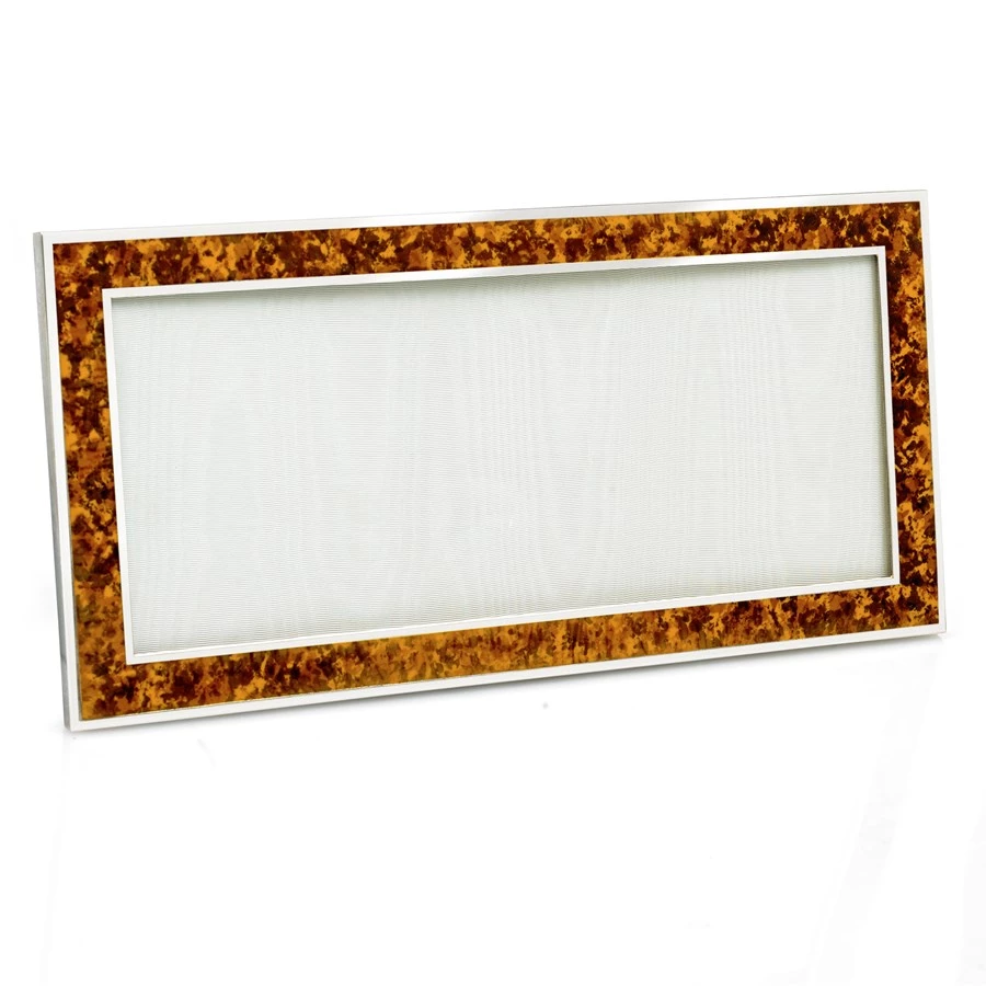 Scully & Scully Tortoise Enamel & Sterling Silver Picture Frames 4 Scully & Scully Tortoise Enamel & Sterling Silver Picture Frames - Image 4