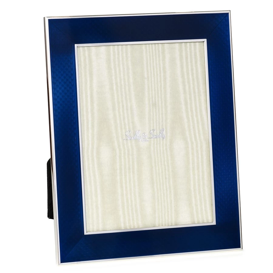 Scully & Scully Sterling Silver & Enamel Frames 5" X 7" 1 Scully & Scully Sterling Silver & Enamel Frames 5" X 7"