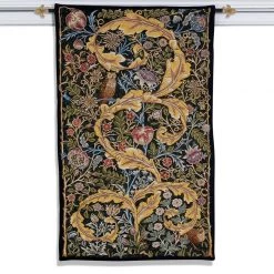 Scully & Scully Acanthus & Owl Tapestry