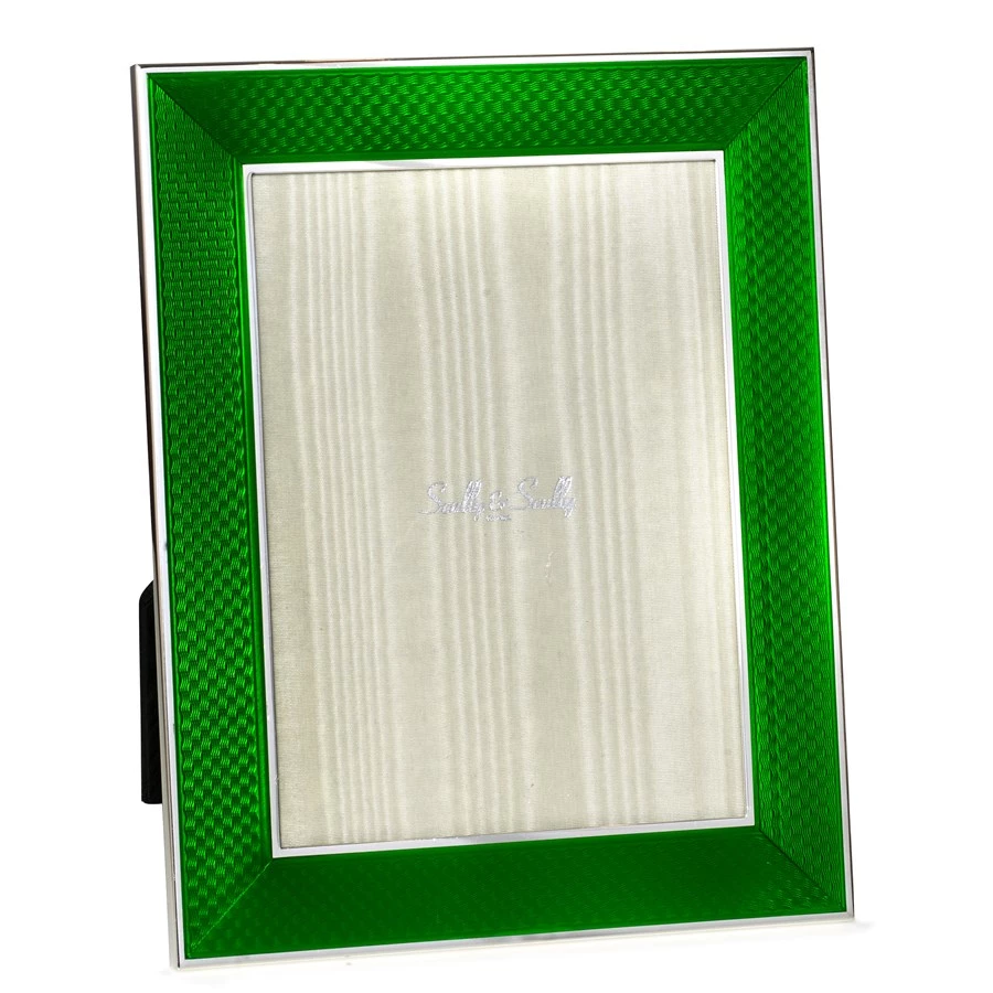 Scully & Scully Sterling Silver & Enamel Frames 5" X 7" 6 Scully & Scully Sterling Silver & Enamel Frames 5" X 7" - Image 6