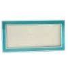 Scully & Scully Herringbone Enamel Frame Baby Blue 4 X 10