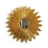Scully & Scully Sunburst Antique Gold Convex Mirror