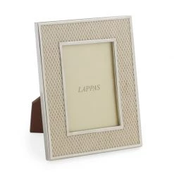 Scully & Scully Nickel Plated Embossed Leather Frames