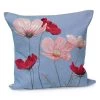 Scully & Scully Cosmos Flowers On Violet Tapestry Pillows