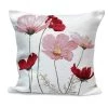 Scully & Scully Cosmos Flowers On White Tapestry Pillows