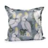 Scully & Scully White Cockatoo Silk Pillows
