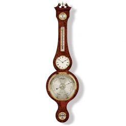 Scully & Scully Regency Barometer With Clock
