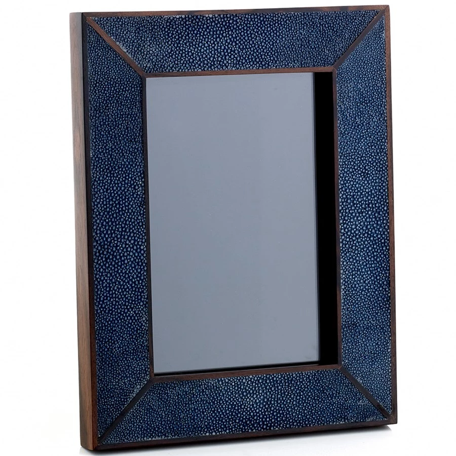 Scully & Scully Shagreen Ebony Corner Trim Frames 4" X 6" 4 Scully & Scully Shagreen Ebony Corner Trim Frames 4" X 6" - Image 4