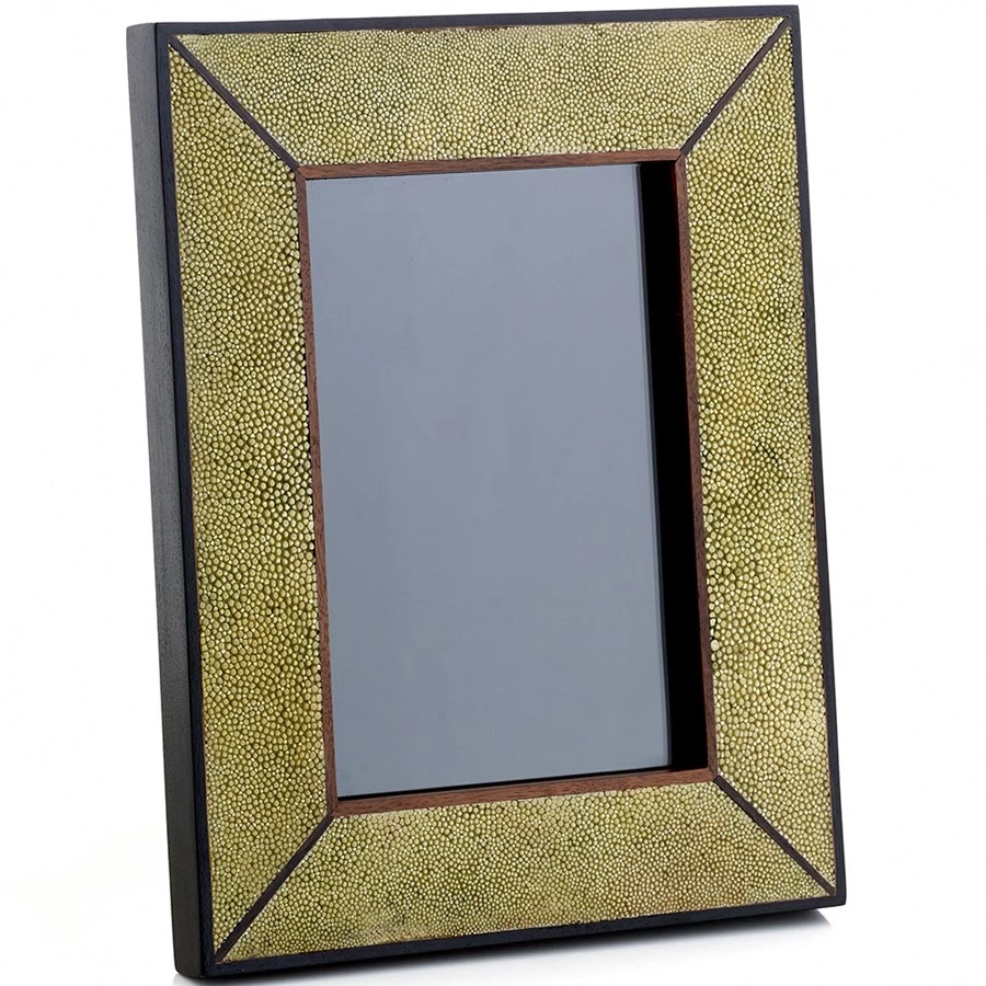 Scully & Scully Shagreen Ebony Corner Trim Frames 4" X 6" 8 Scully & Scully Shagreen Ebony Corner Trim Frames 4" X 6" - Image 8