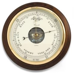 Scully & Scully Mahogany Wall Barometer
