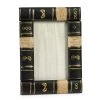 Scully & Scully Leather Books Picture Frames, Black