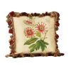 Scully & Scully Handpainted Floral Tassel Silk Pillows