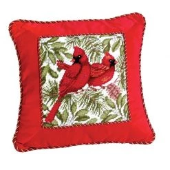 Scully & Scully Needlepoint Bird Pillows