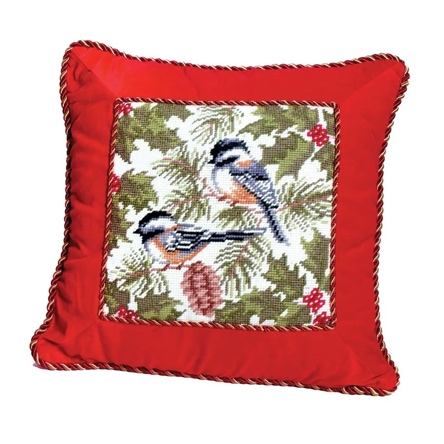 Scully & Scully Needlepoint Bird Pillows 2 Scully & Scully Needlepoint Bird Pillows - Image 2